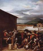 Theodore Gericault The Cattle market oil painting artist